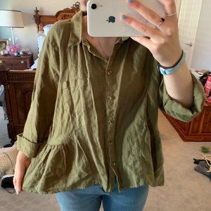 Army Green top
